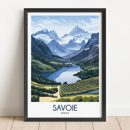 Savoie Vintage Style Print