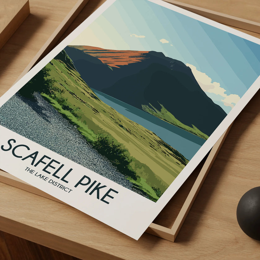 Scafell Pike Minimalist Wall Art