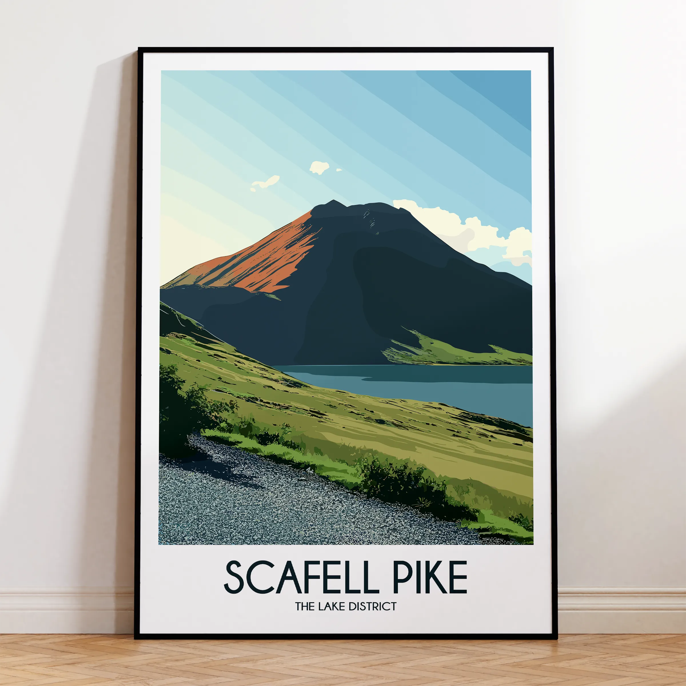 Scafell Pike Scenic Landscape Art