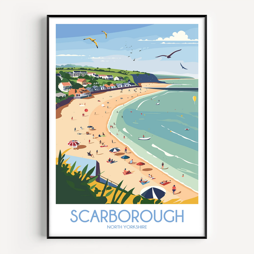 Scarborough Modern Travel Poster