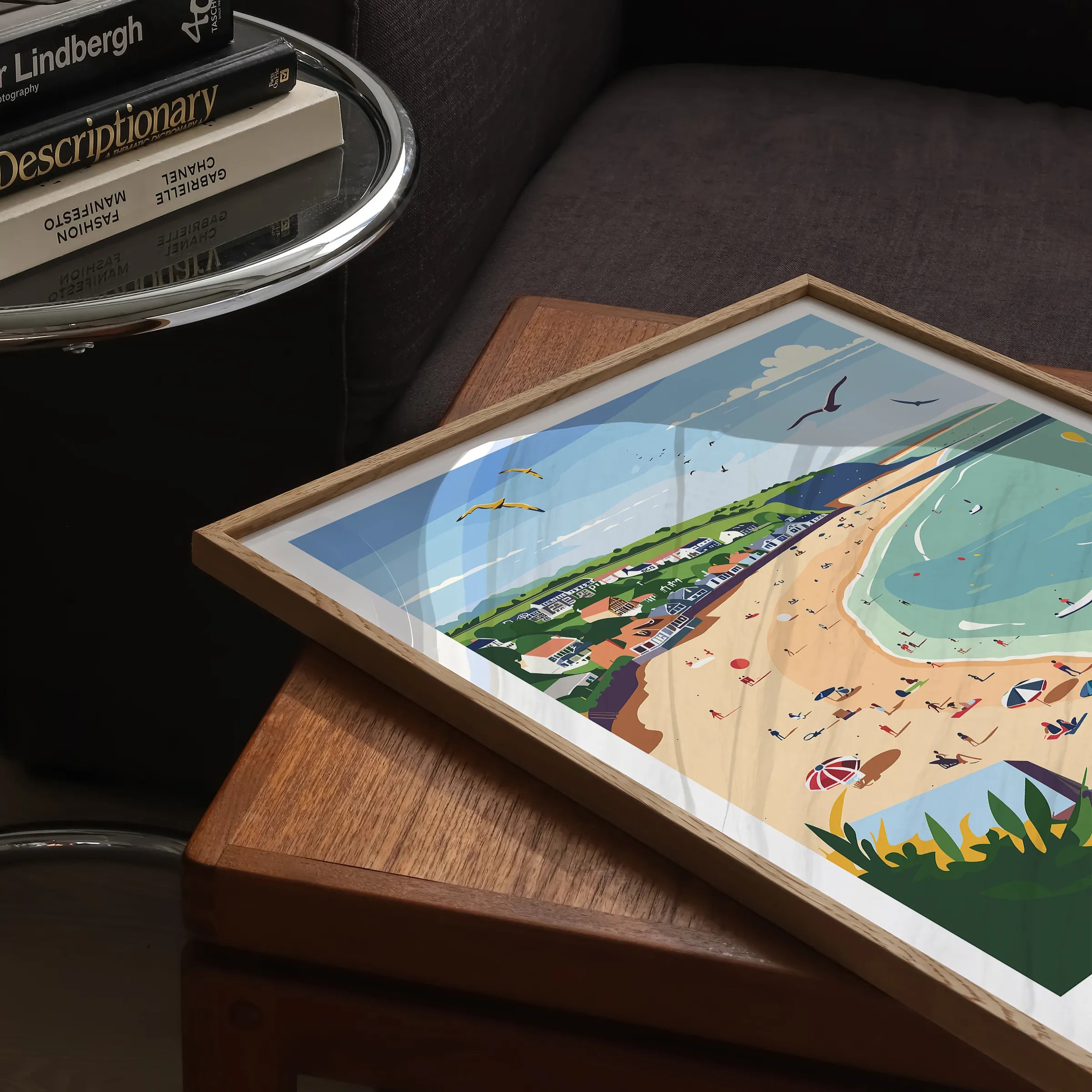 Scarborough Retro Travel Illustration