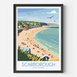 Scarborough Retro Travel Illustration