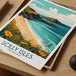 Scilly Isles Retro Travel Illustration