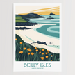 Scilly Isles Souvenir Poster Print