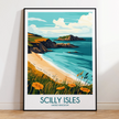 Scilly Isles Souvenir Poster Print