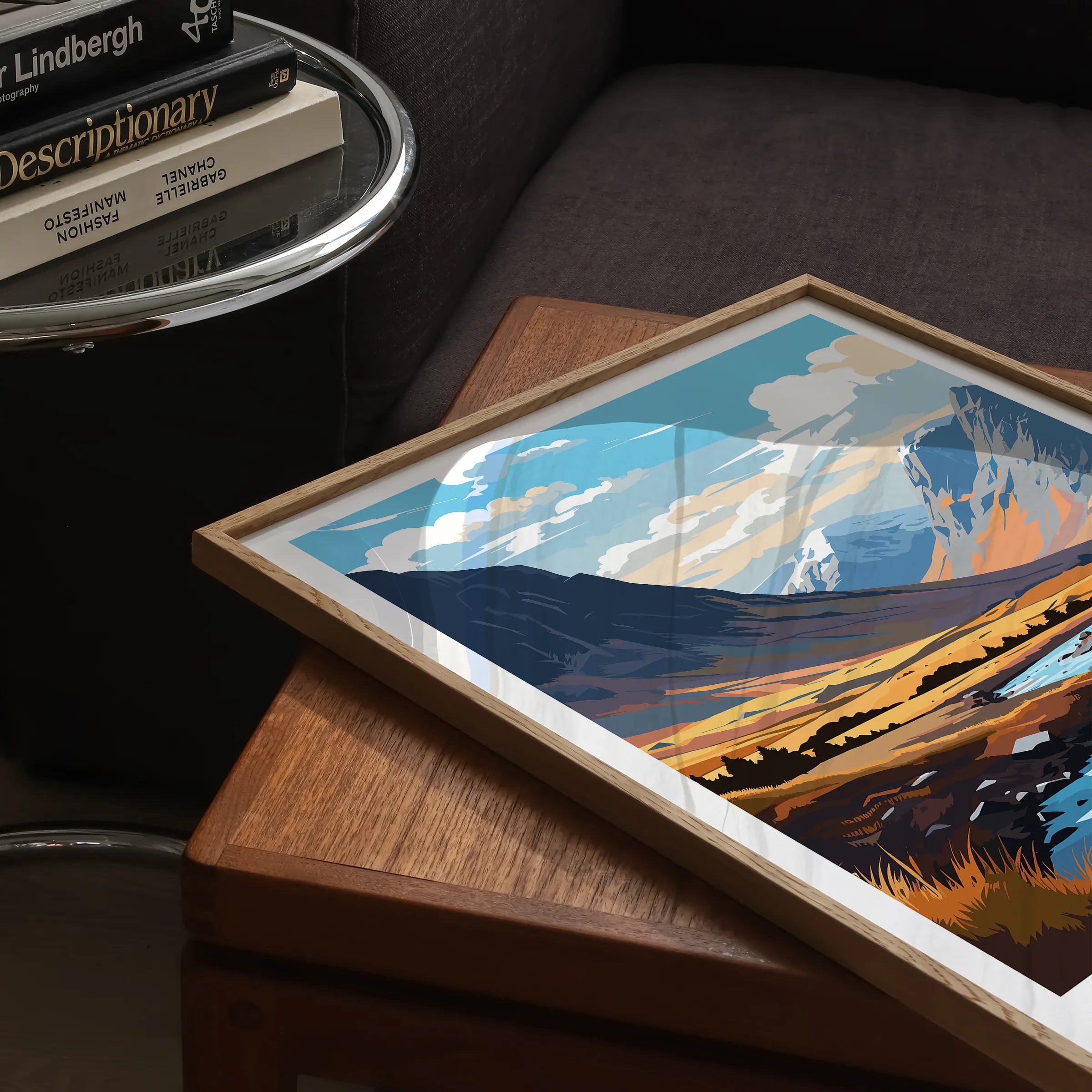 Scotland Highlands Vintage Style Print