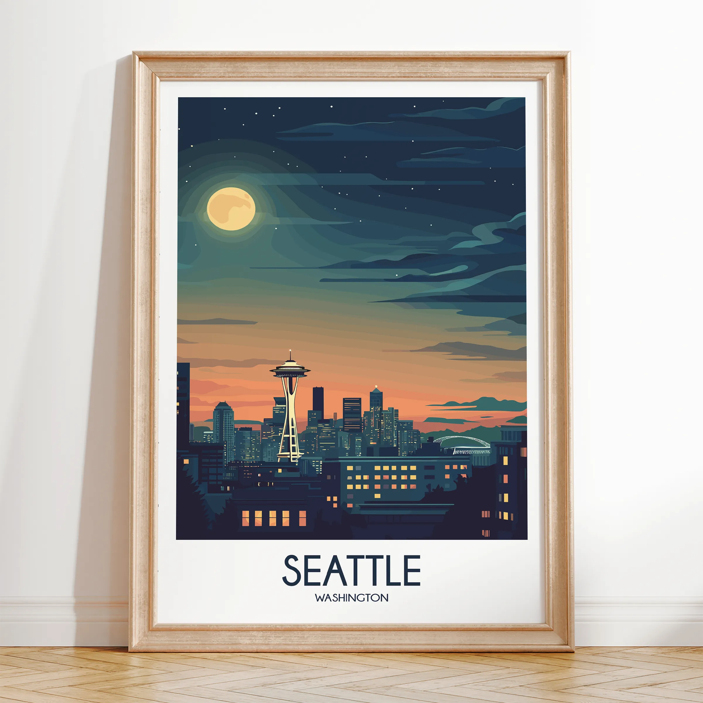Seattle Gallery Quality Print