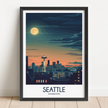 Seattle Souvenir Poster Print
