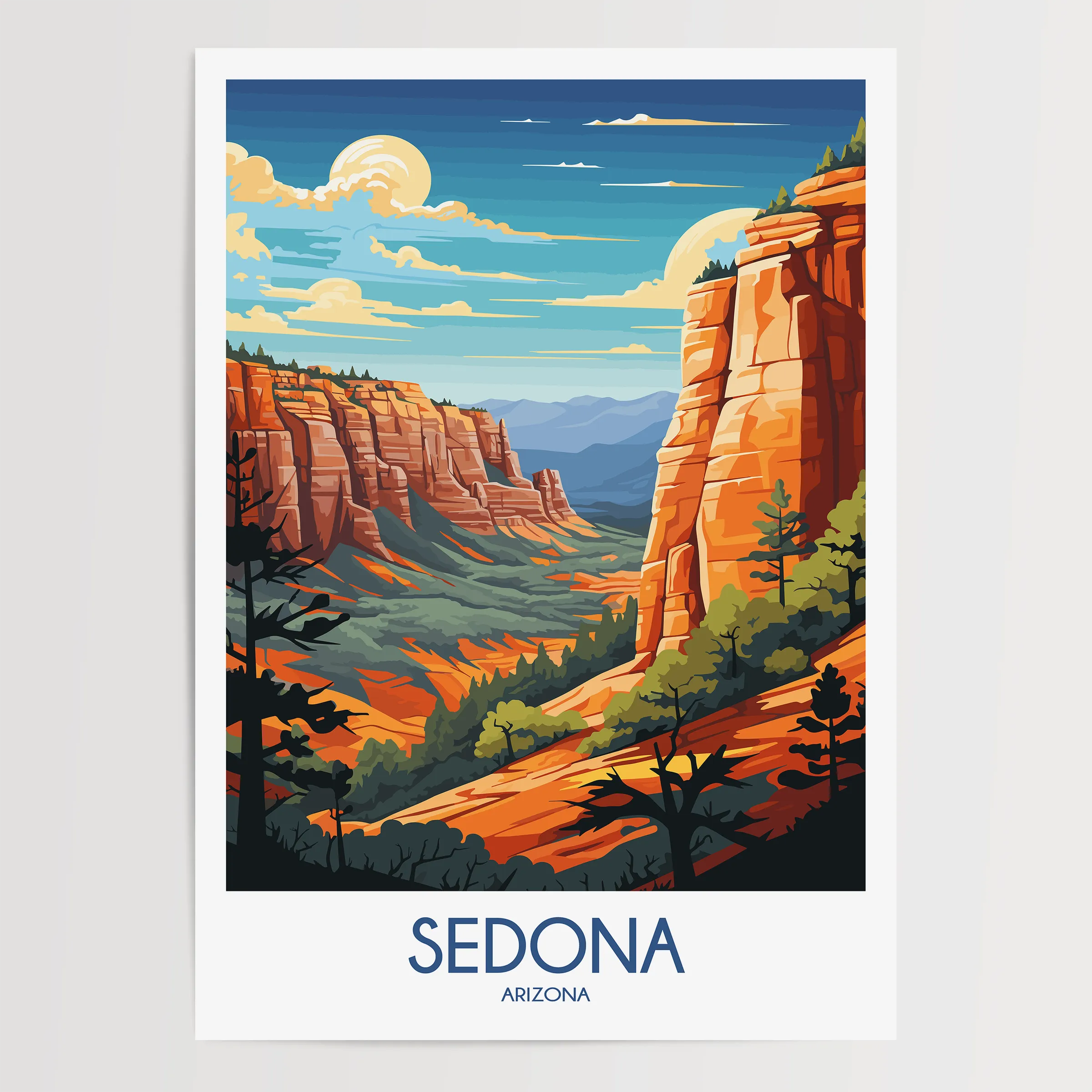 Sedona Minimalist Wall Art
