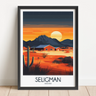 Seligman Retro Travel Illustration