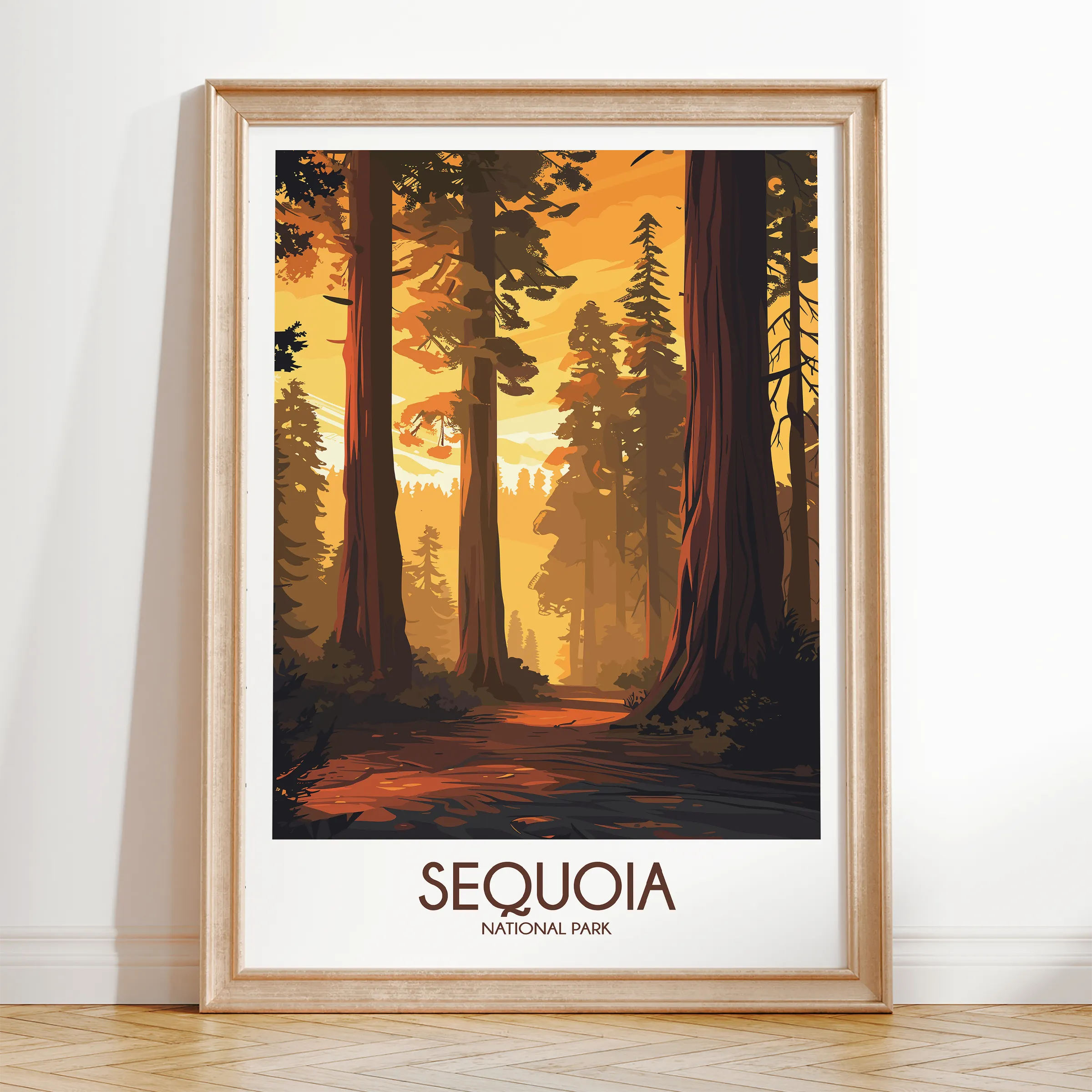 Sequoia Minimalist Wall Art