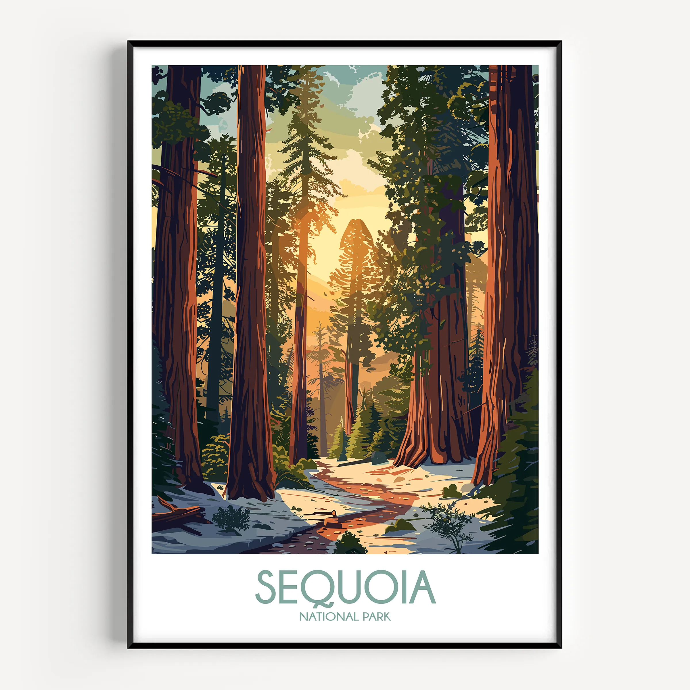 Sequoia Minimalist Wall Art