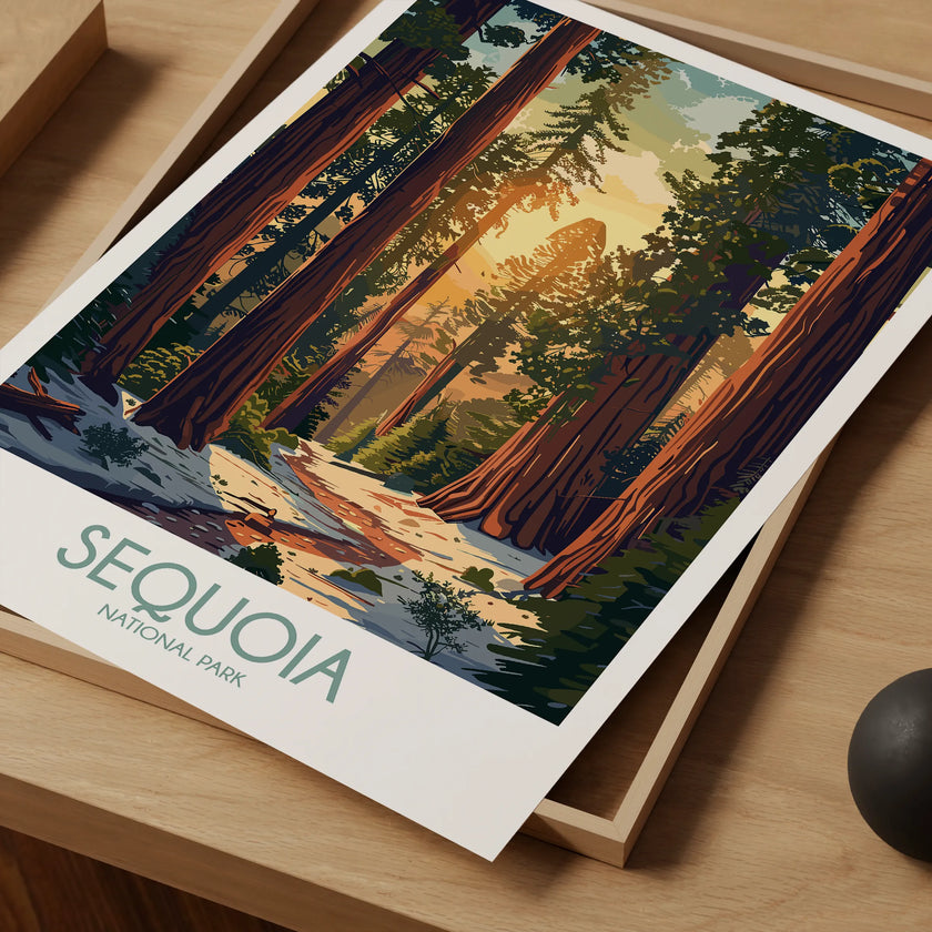 Sequoia Scenic Landscape Art