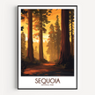 Sequoia Scenic Landscape Art