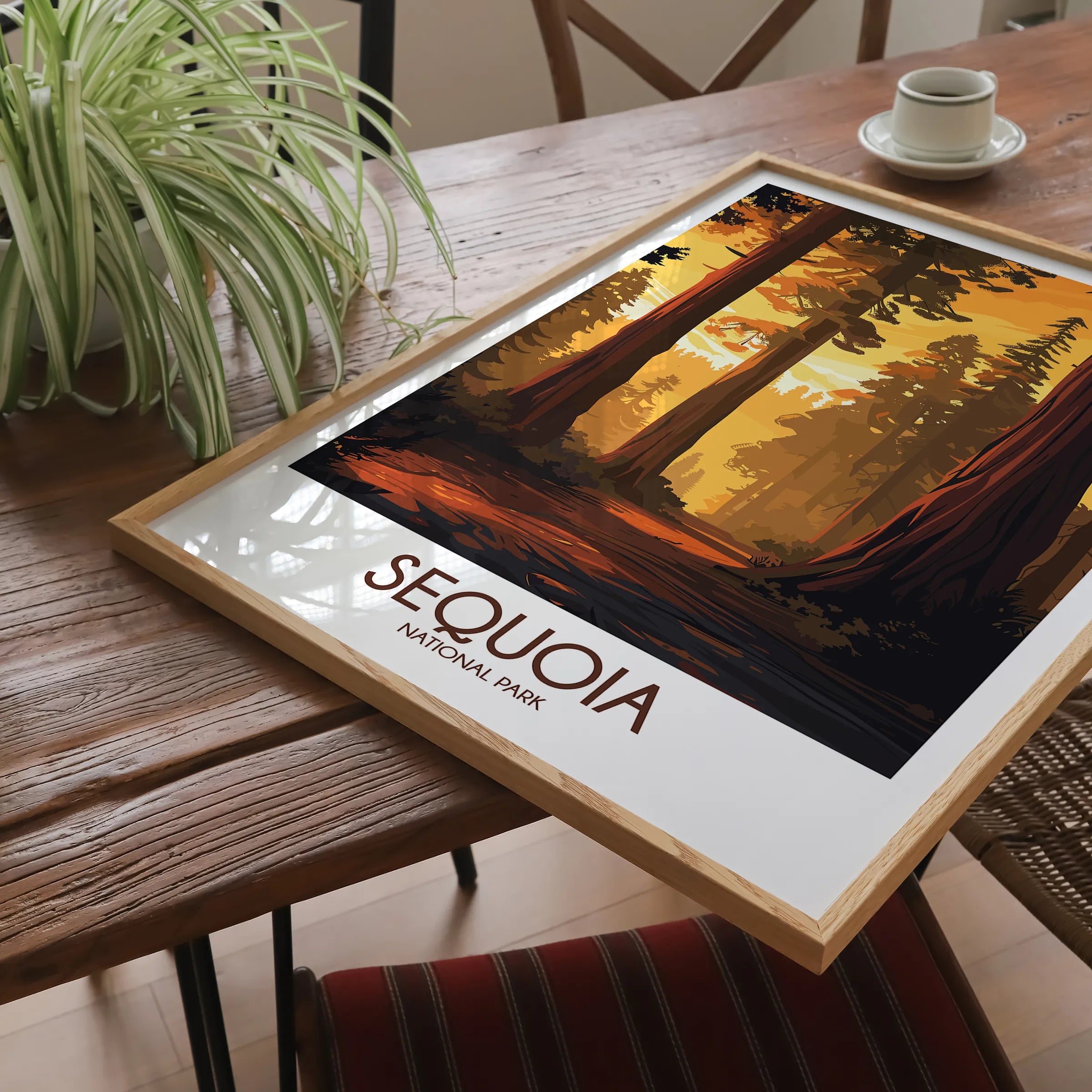 Sequoia Vintage Style Print