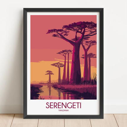 Serengeti Souvenir Poster Print