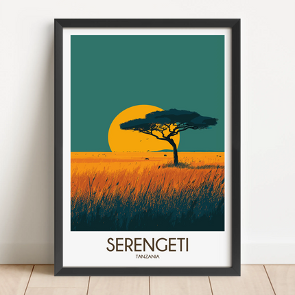 Serengeti Travel Memory Gift