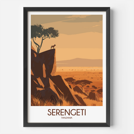 Serengeti Travel Memory Gift