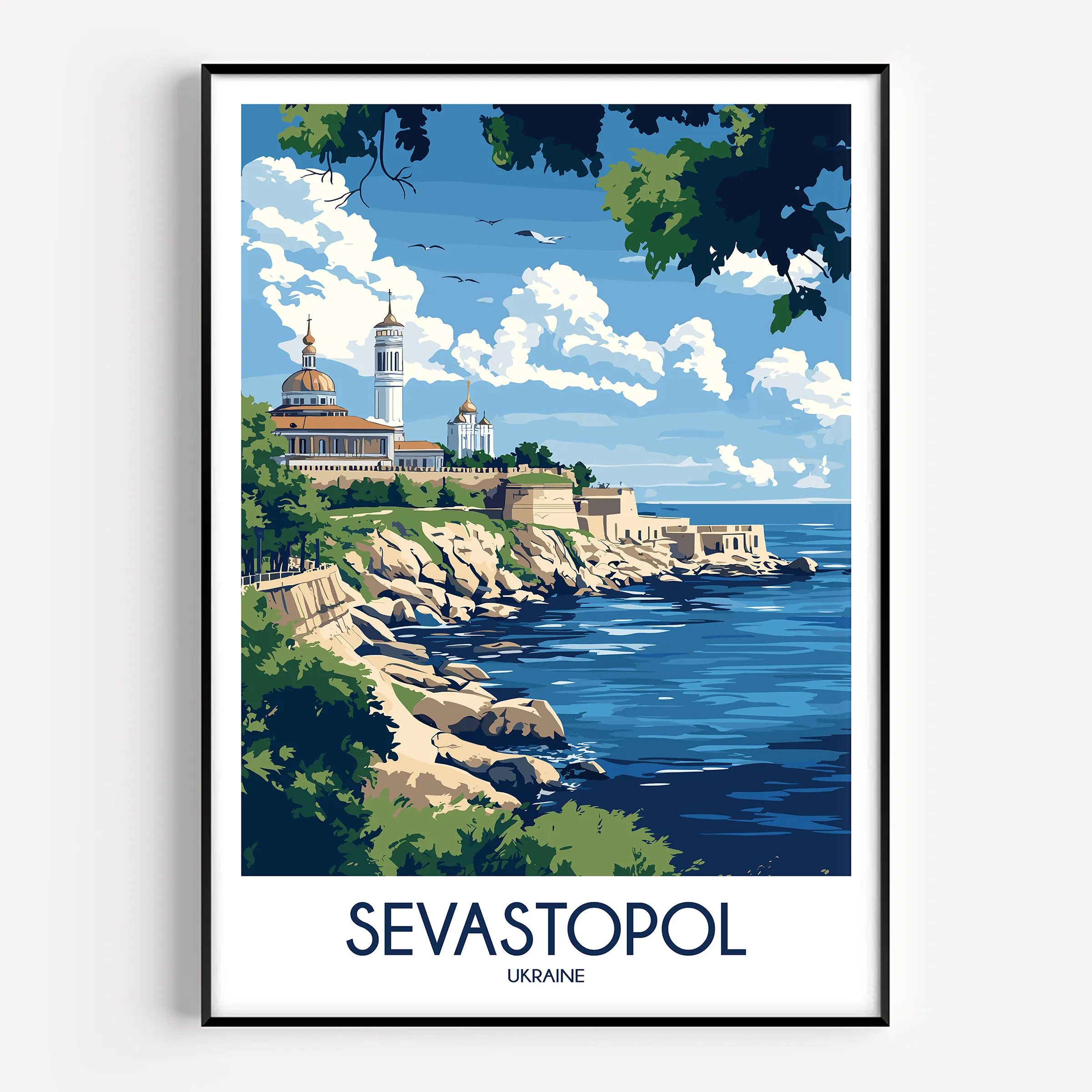 Sevastopol Vintage Style Print