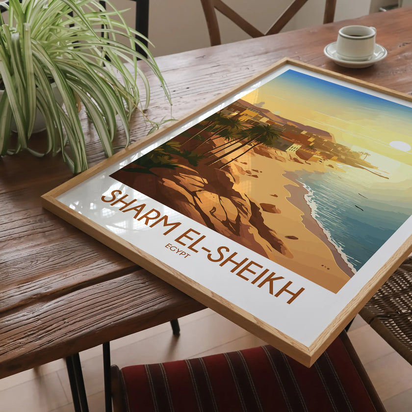 Sharm El Sheikh Minimalist Wall Art