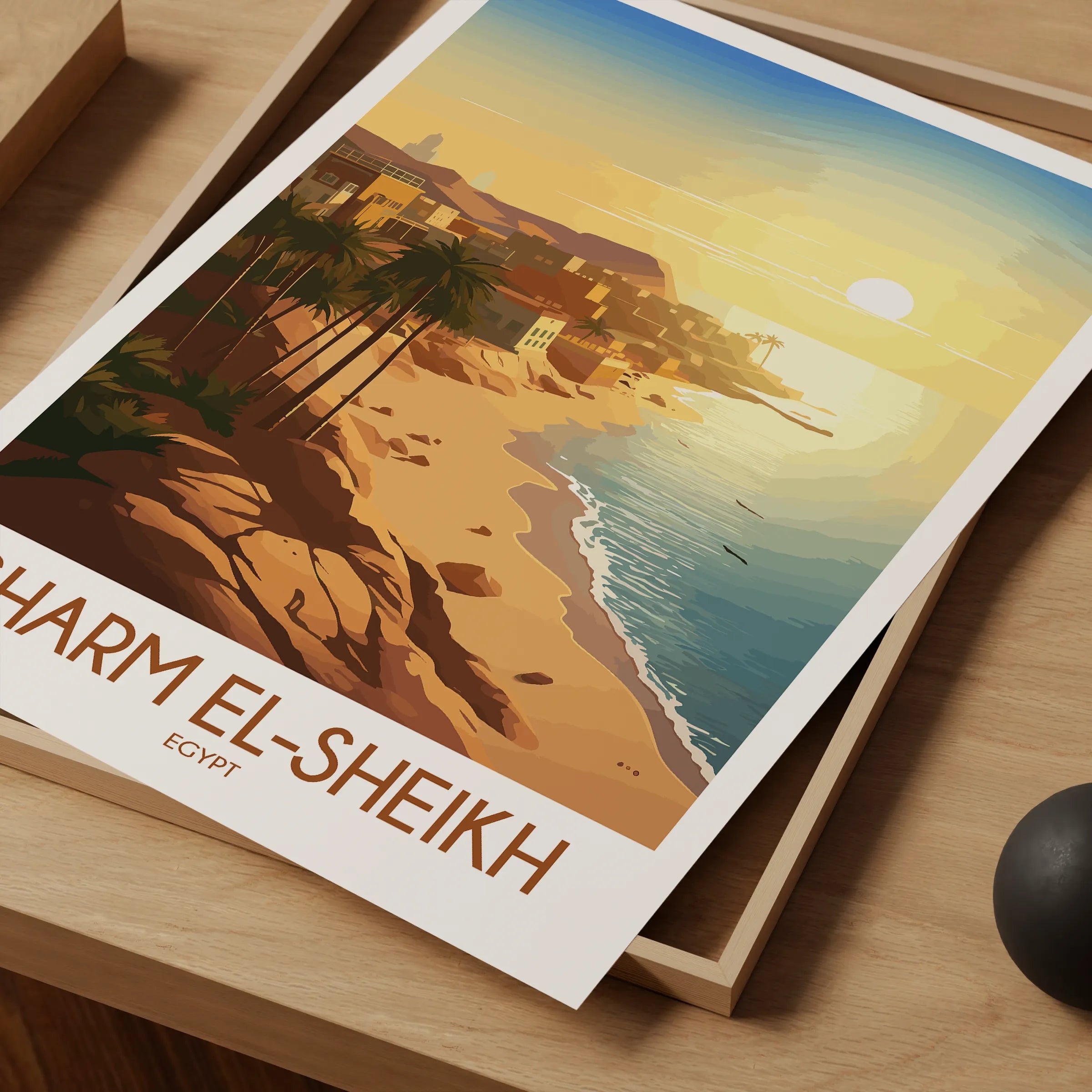 Sharm El Sheikh Vintage Style Print