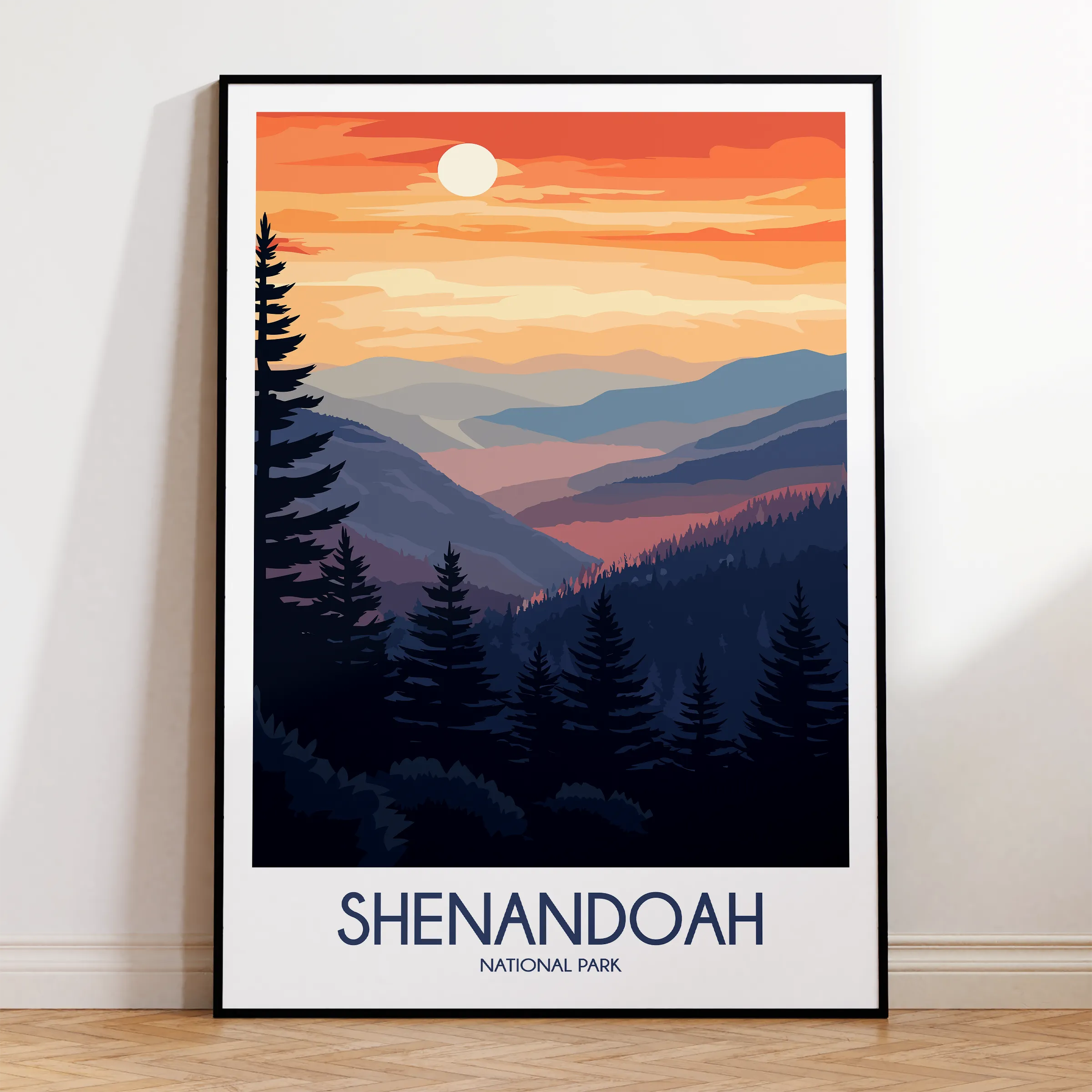 Shenandoah Scenic Landscape Art