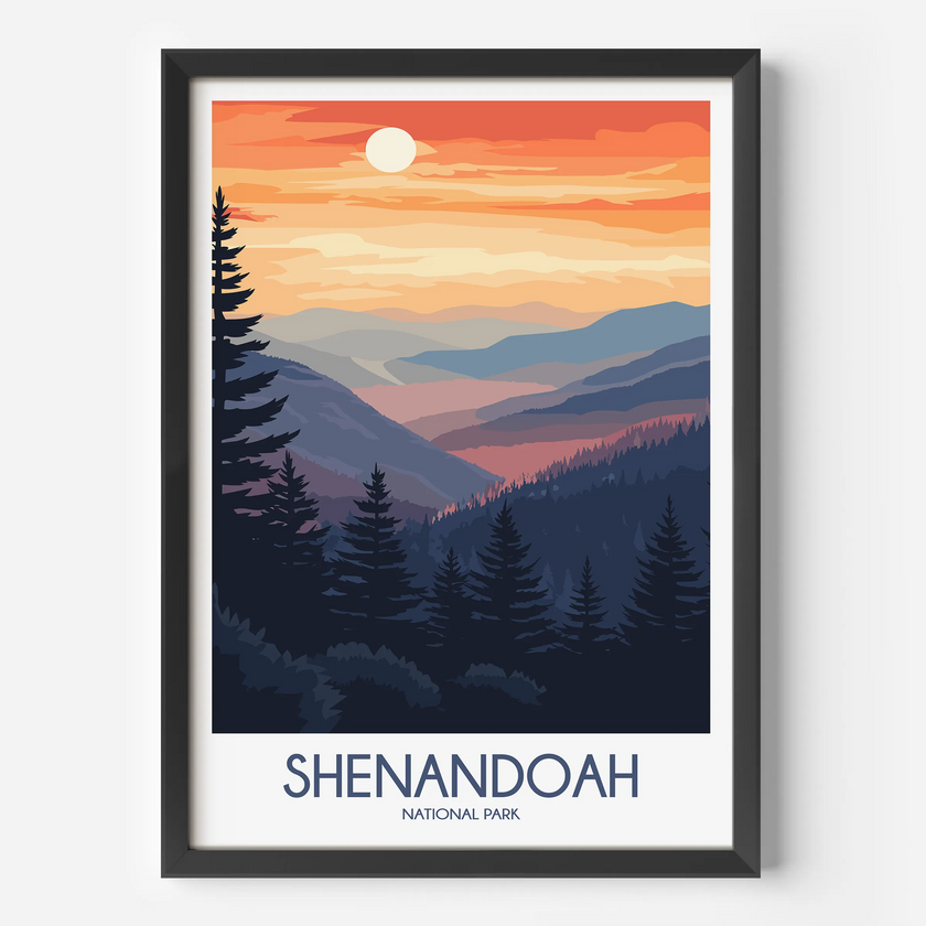 Shenandoah Souvenir Poster Print