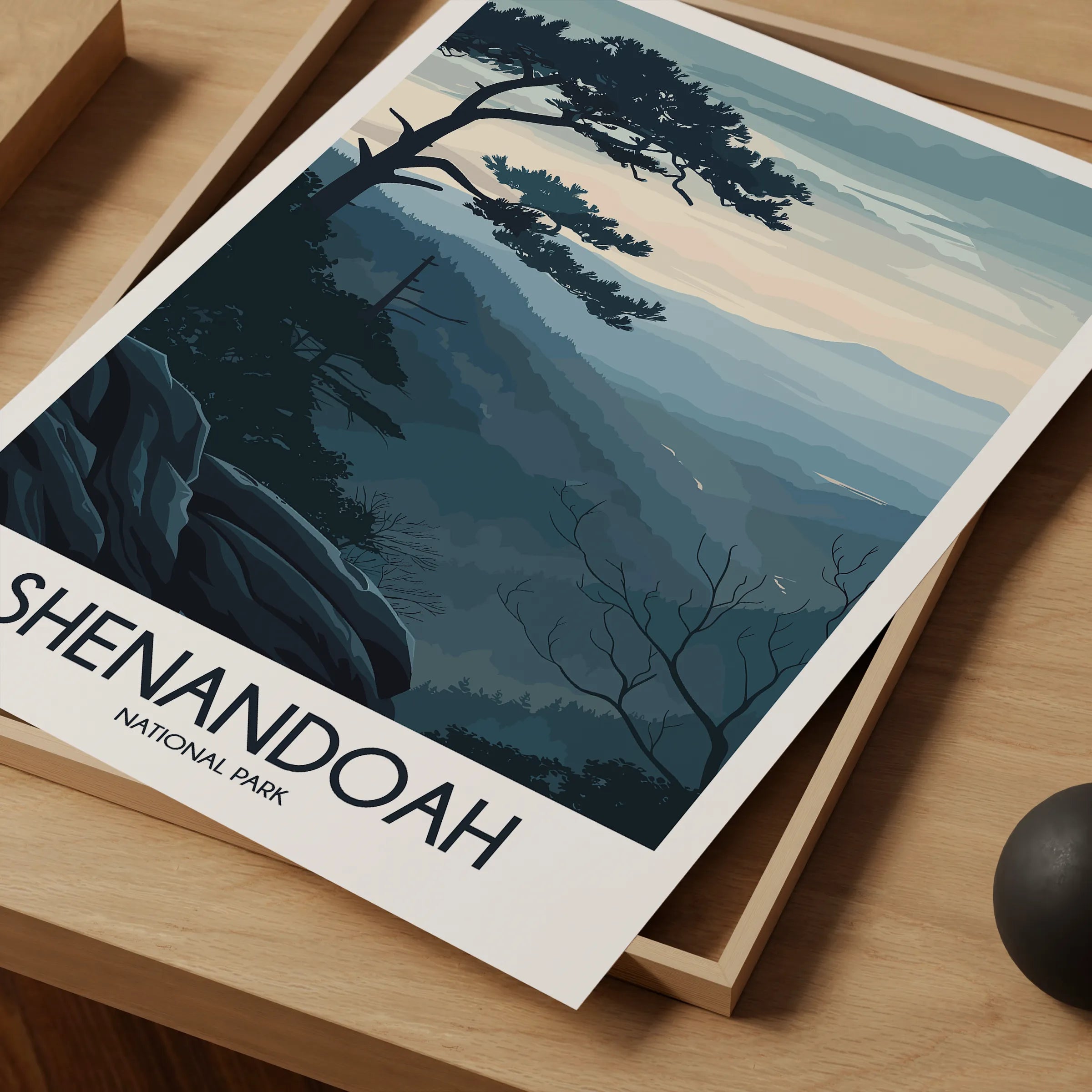 Shenandoah Vintage Style Print