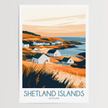 Shetland Islands Destination Art Gift