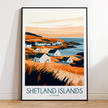 Shetland Islands Scenic Landscape Art