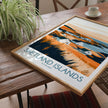 Shetland Islands Vintage Style Print