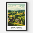 Shropshire Destination Art Gift