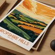Shropshire Hills Minimalist Wall Art
