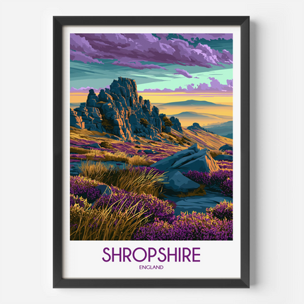 Shropshire Minimalist Wall Art