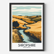 Shropshire Minimalist Wall Art