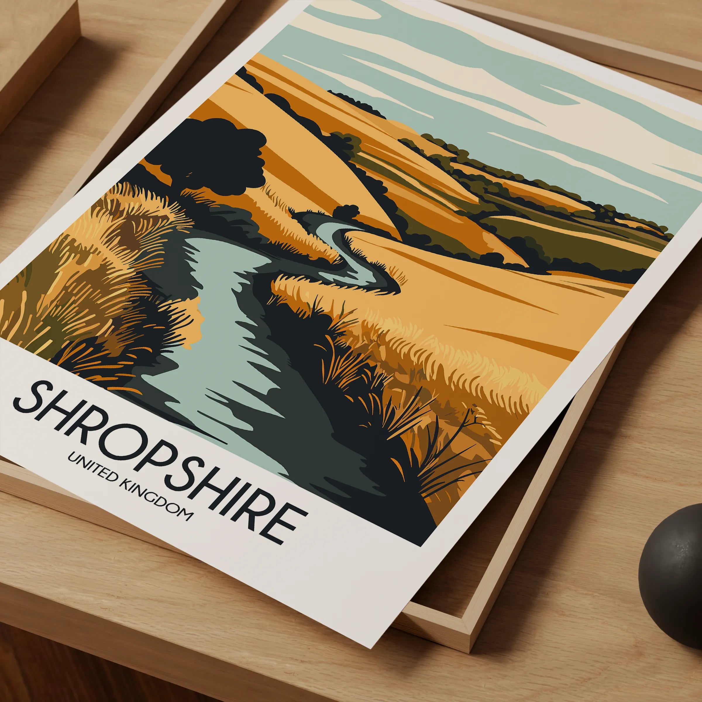Shropshire Travel Memory Gift