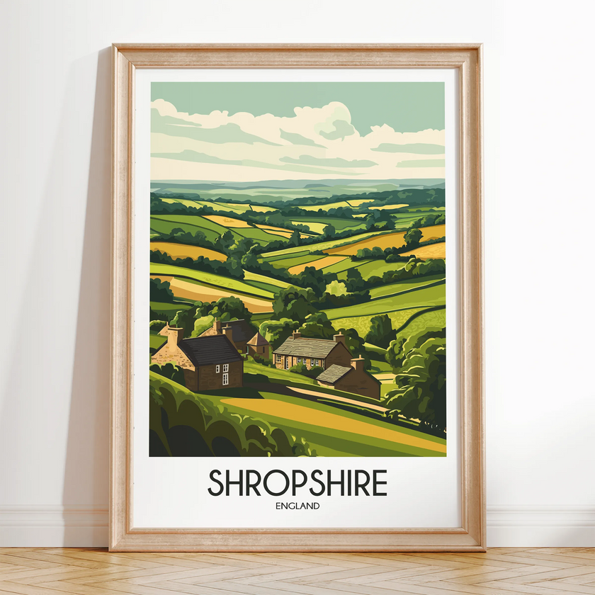 Shropshire Travel Memory Gift