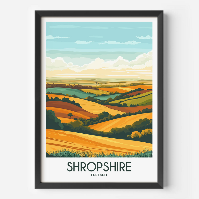 Shropshire Travel Memory Gift
