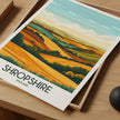 Shropshire Vintage Style Print
