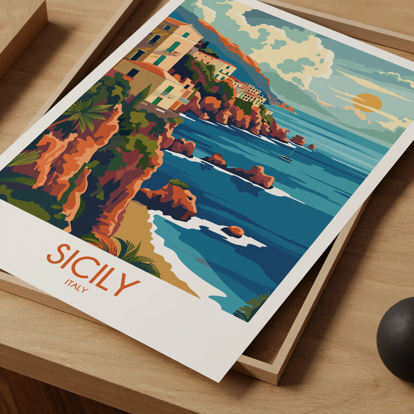 Sicily Minimalist Wall Art