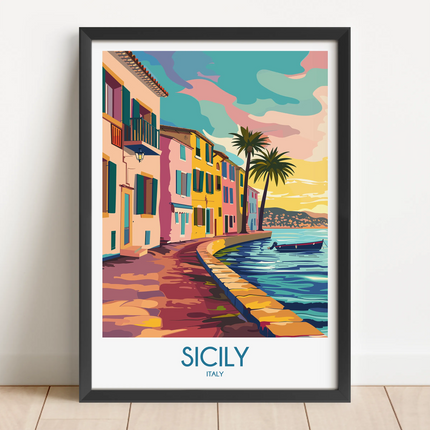 Sicily Minimalist Wall Art