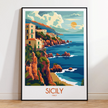 Sicily Travel Memory Gift