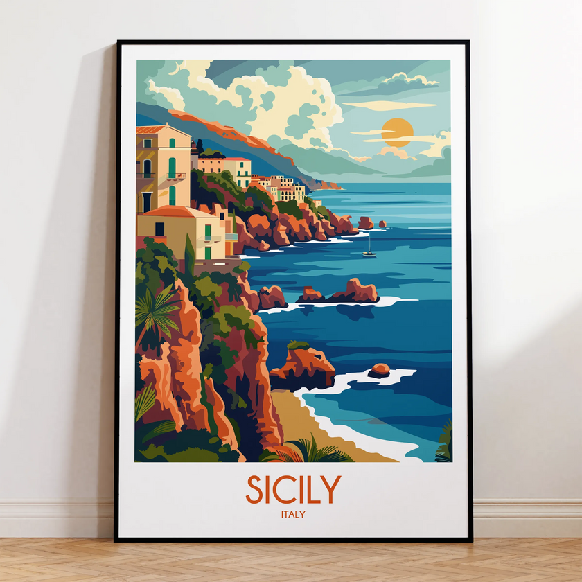Sicily Travel Memory Gift