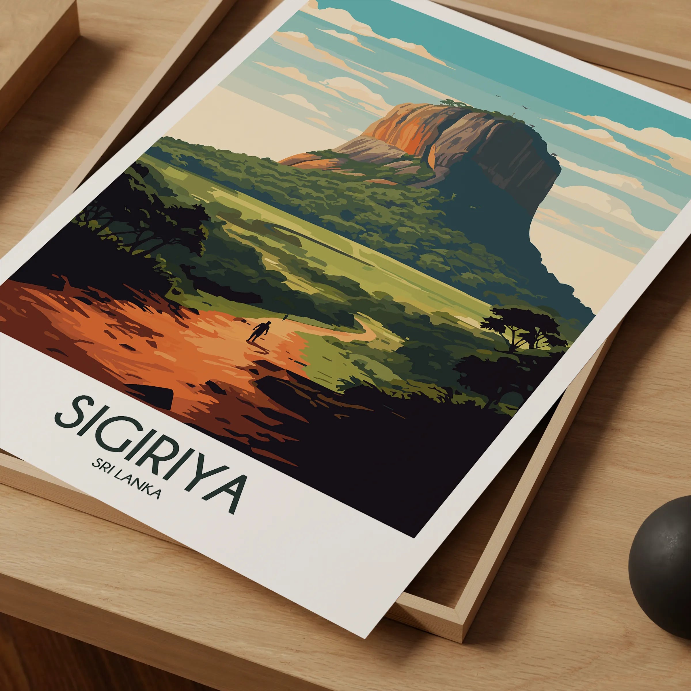 Sigiriya Minimalist Wall Art