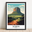 Sigiriya Souvenir Poster Print