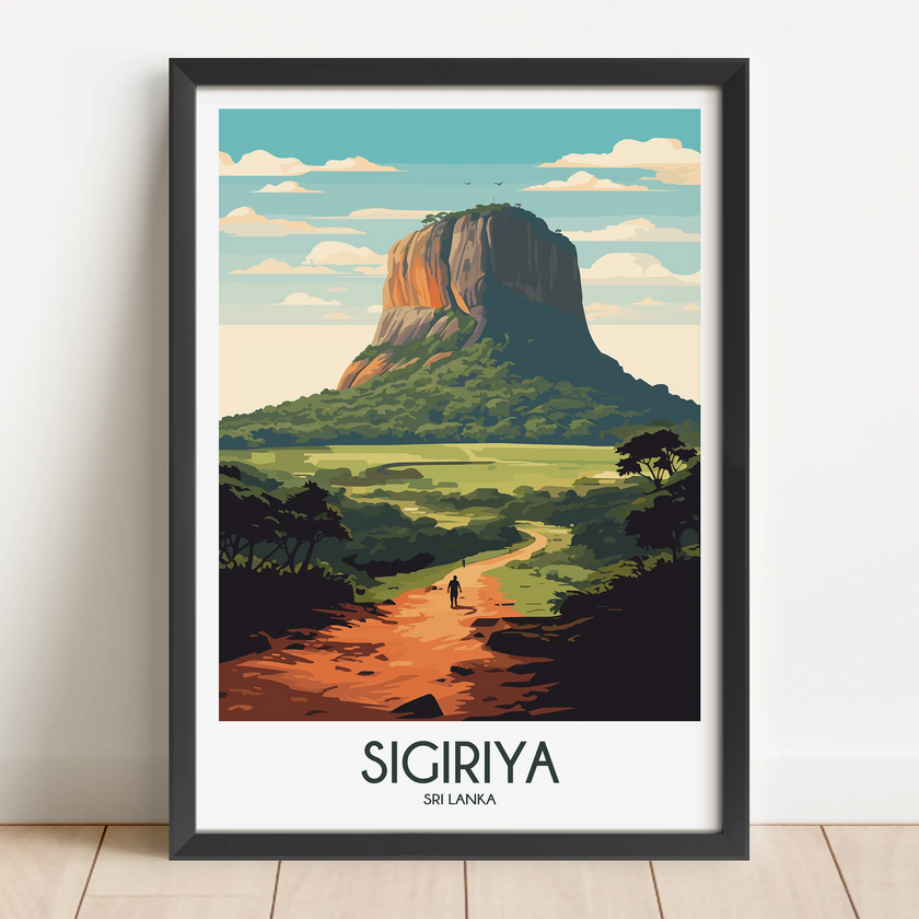 Sigiriya Souvenir Poster Print