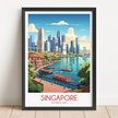 Singapore Destination Art Gift