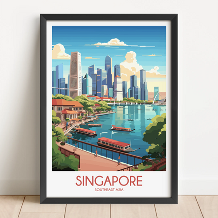 Singapore Destination Art Gift