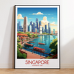 Singapore Scenic Landscape Art