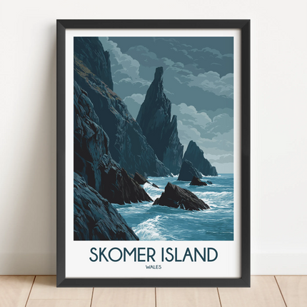 Skomer Island Travel Memory Gift